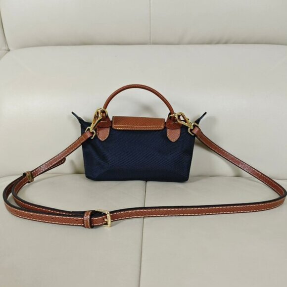 Longchamp Black and Brown Mini Bag - Picture 2 of 5